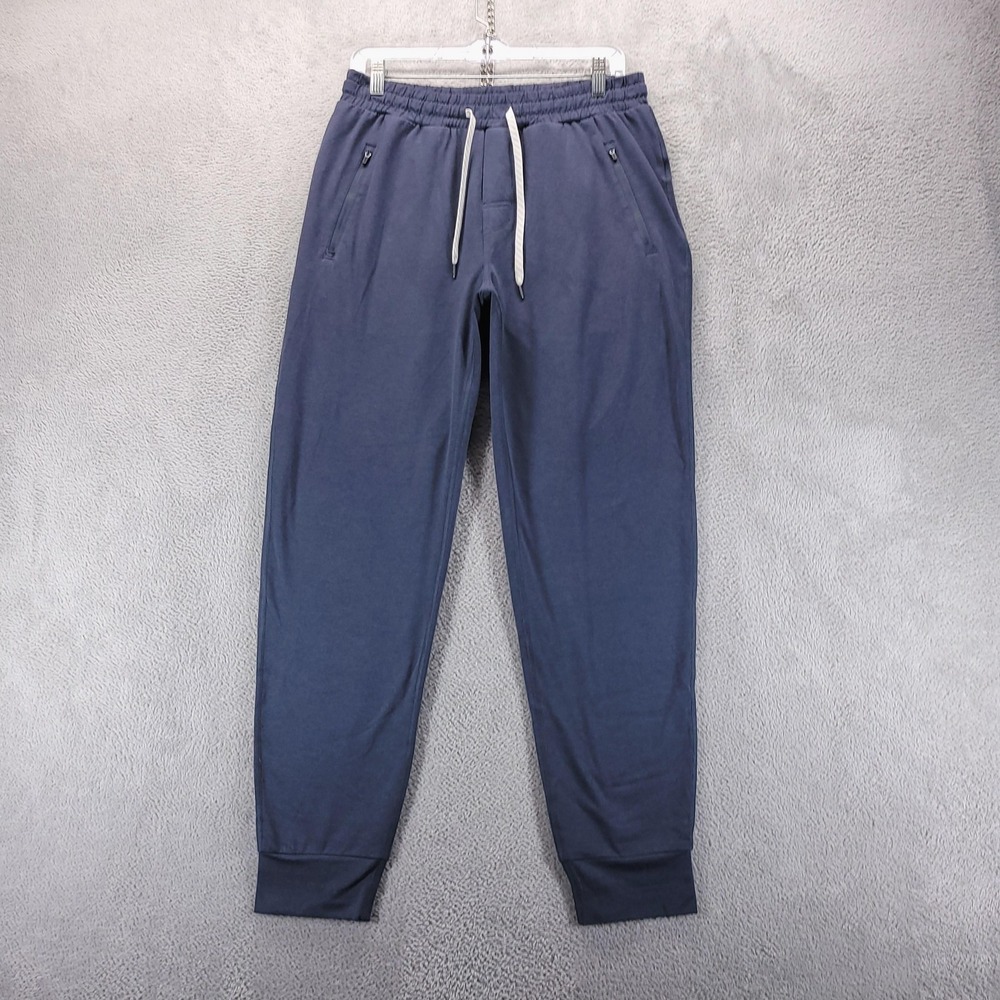 Vuori Sweatpants Mens M Blue Ponto Performance Joggers Pockets Lounge Gym